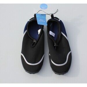 Water Shoes Black/Blue Sun & Sky Mens Size 9-10 Swim Diving Surf Aqua Beach #2